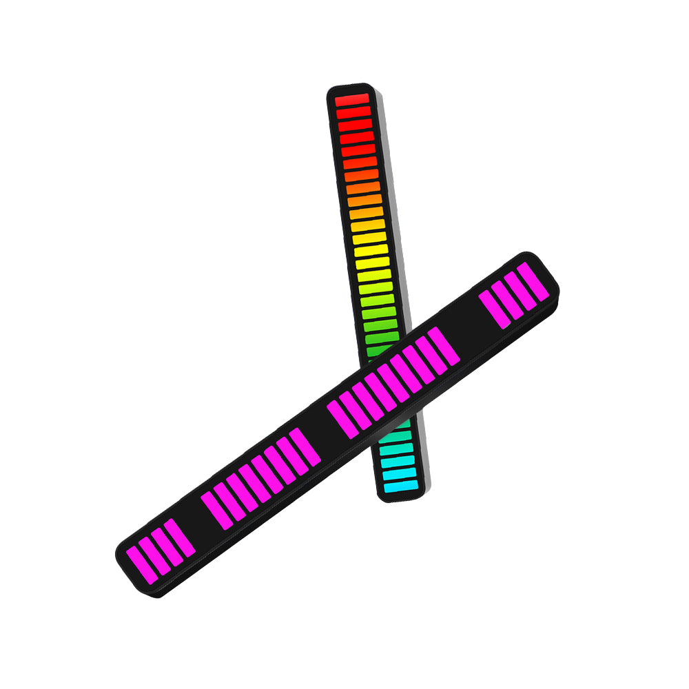 RGB Voice-Activated Pickup Rhythm Light (2 sets)