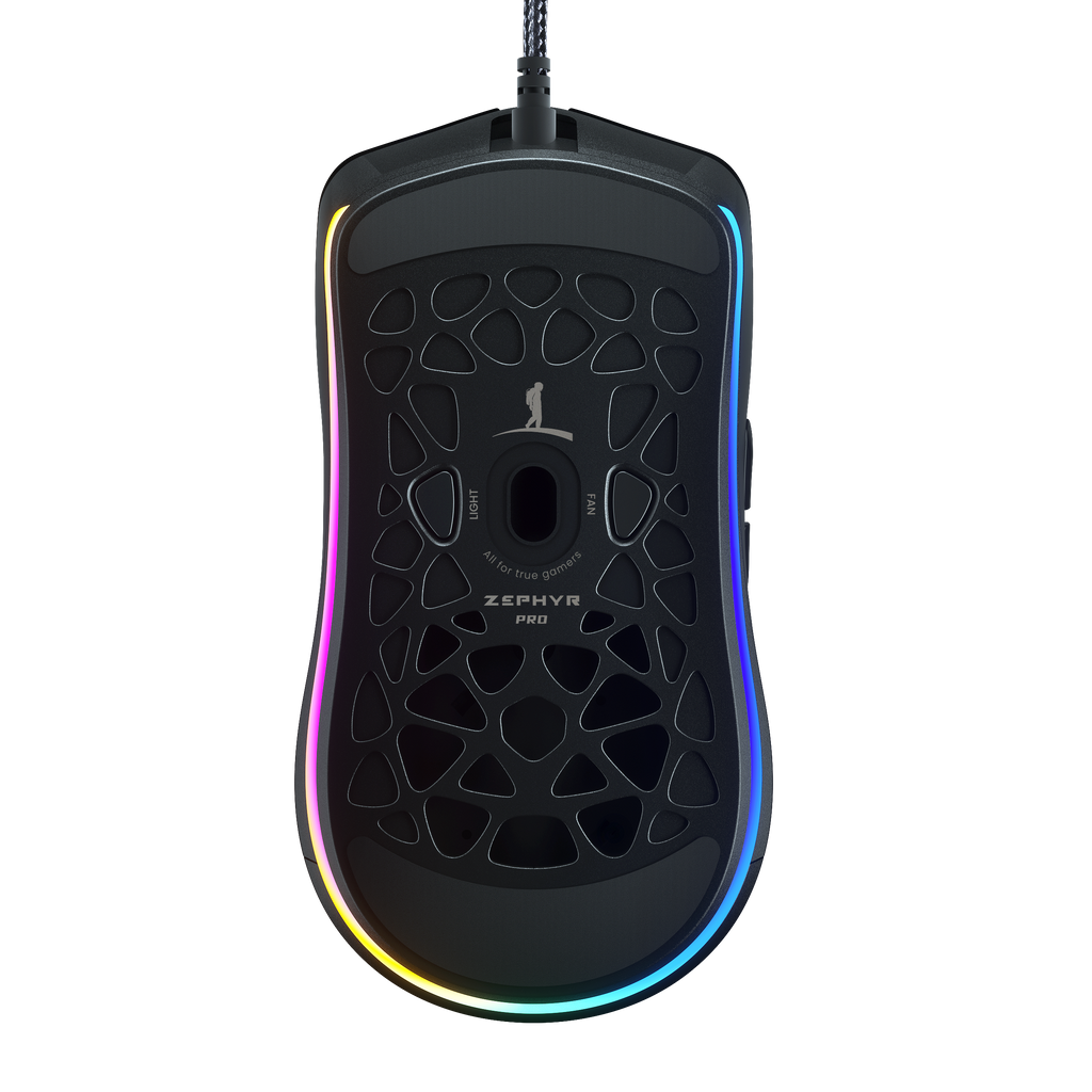 Zephyr PRO RGB Gaming Mouse With Built-in Fan