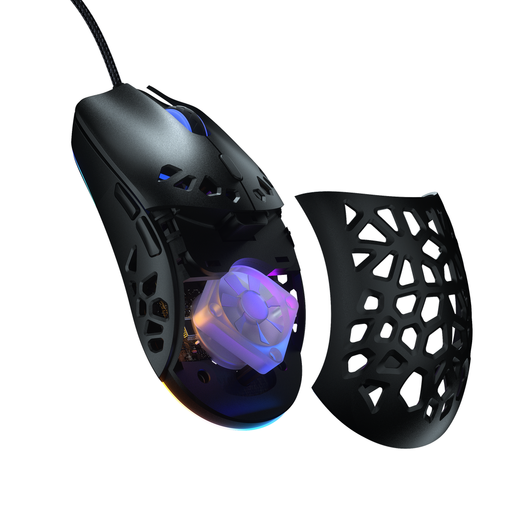 Zephyr PRO RGB Gaming Mouse With Built-in Fan
